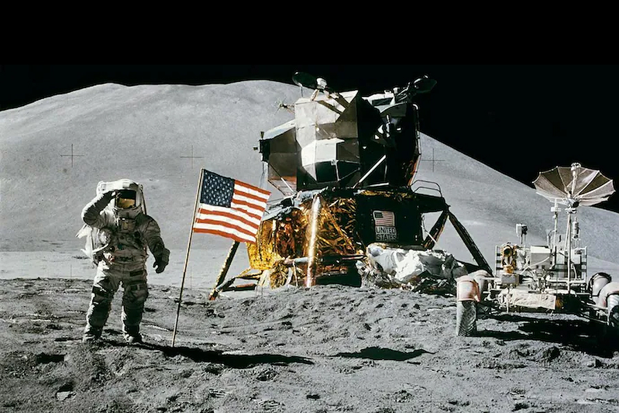 Buzz Aldrin on the Moon