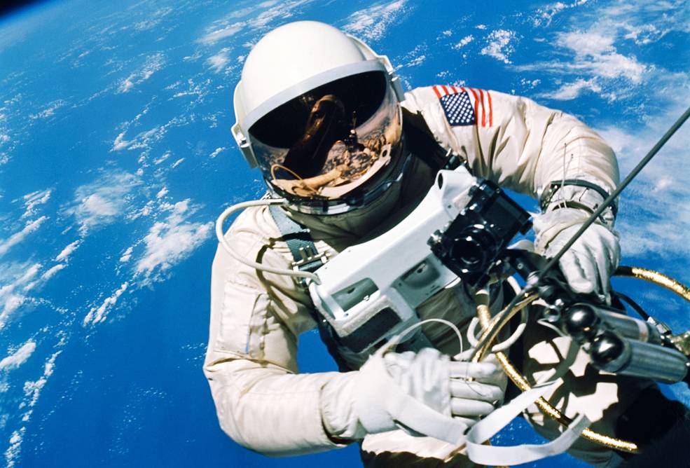 First spacewalk